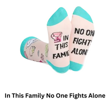 Load image into Gallery viewer, Inspirational Socks for Cancer Warriors