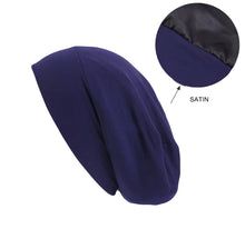 Load image into Gallery viewer, Lightweight Satin Lined Chemo Beanie Slouchy Hat | Warrior Sisters