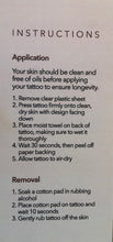 Load image into Gallery viewer, 3D Temporary Nipple Tattoo instructions