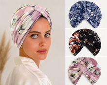 Load image into Gallery viewer, Lightweight Floral Summer Turban | Warrior Sisters