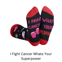 Load image into Gallery viewer, Inspirational Socks for Cancer Warriors