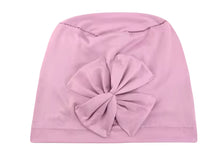 Load image into Gallery viewer, Bow Adorned Chemo Turban Chemotherapy Hat | Warrior Sisters