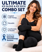 Load image into Gallery viewer, Ultimate Chemo Ice Gloves & Socks Kit – 3 Complete Gel Pack Sets for Extended Session | Warrior Sisters