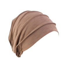 Load image into Gallery viewer, Ultra-soft Pleated Chemo Beanie Chemotherapy Hat | Warrior Sisters