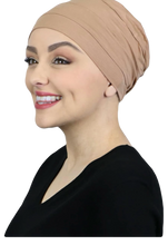Load image into Gallery viewer, Simple Lightweight Chemo Beanie 100% Bamboo Cotton Sleep Beanie | Warrior Sisters