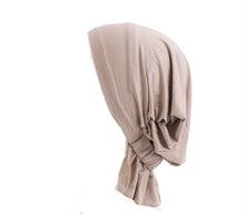 Load image into Gallery viewer, khaki bamboo chemo beanie