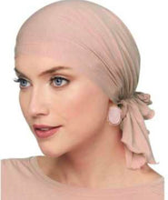 Load image into Gallery viewer, front tan chemo turban