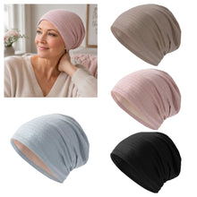 Load image into Gallery viewer, Lightweight Double Layered Chemo Beanie | Warrior Sisters