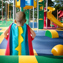 Load image into Gallery viewer, Children Cancer Dinosaur Cape and Beanie Hat Set Cancer Gift