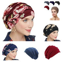 Load image into Gallery viewer, Ultra-soft Pleated Chemo Beanie Chemotherapy Hat | Warrior Sisters