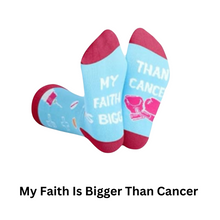 Load image into Gallery viewer, Inspirational Socks for Cancer Warriors