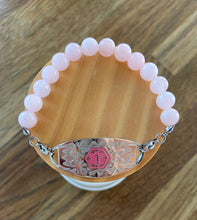 Load image into Gallery viewer, Breast Cancer Lymphedema Medical Alert Bracelet | Warrior Sisters