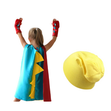 Load image into Gallery viewer, Children Cancer Dinosaur Cape and Beanie Hat Set Cancer Gift