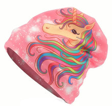 Load image into Gallery viewer, Children Unicorn Chemo Beanie