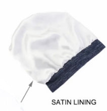 Load image into Gallery viewer, inside satin lined chemo beanie