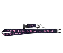 Load image into Gallery viewer, breast cancer lanyard