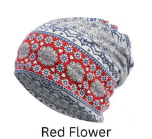 Load image into Gallery viewer, Ultra Soft Slouchy Floral Beanie Hat Chemotherapy Hat | Warrior Sisters
