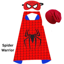 Load image into Gallery viewer, Children Cancer Superhero Cape and Beanie Hat Set Cancer Gift Kids Superhero Chemo Beanie and Cape Set Child Chemotherapy Gift