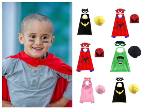 children cancer superhero set