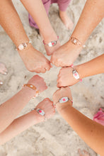 Load image into Gallery viewer, breast cancer lymphedema medical alert bracelet