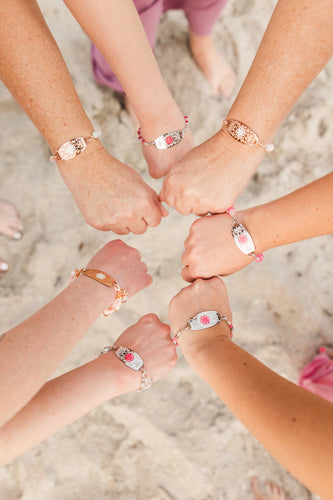 breast cancer lymphedema medical alert bracelet