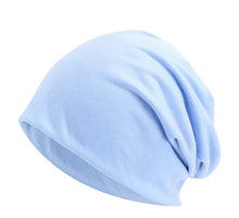 Load image into Gallery viewer, light blue chemo beanie