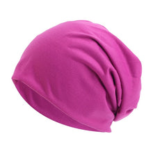 Load image into Gallery viewer, raspberry chemo beanie