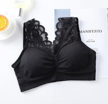Load image into Gallery viewer, Black Mastectomy Bralette