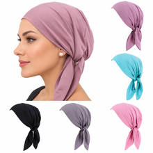 Load image into Gallery viewer, Ultra Soft Luxury Stretch Chemo Beanie for Sensitive Scalp | Warrior Sisters
