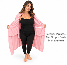 Load image into Gallery viewer, Inspirational Mastectomy Recovery Robe | Warrior Sisters
