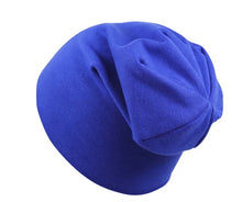 Load image into Gallery viewer, royal blue children chemo beanie
