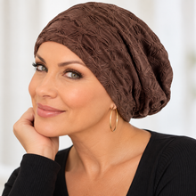Load image into Gallery viewer, Ultra-Soft Crinkle Wave Double-Layer Chemo Beanie | Warrior Sisters
