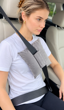 Load image into Gallery viewer, Seatbelt Chest Protector Seat Belt Pillow | Warrior Sisters
