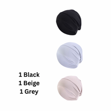 Load image into Gallery viewer, Simple Lightweight Chemo Beanie 3 or 6 Piece Set | Warrior Sisters
