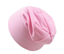 Load image into Gallery viewer, light pink children chemo beanie
