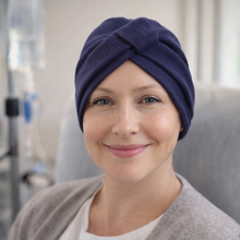 Load image into Gallery viewer, Breathable Waffle Knit Summer  Chemo Turban Chemotherapy Hat  | Warrior Sisters
