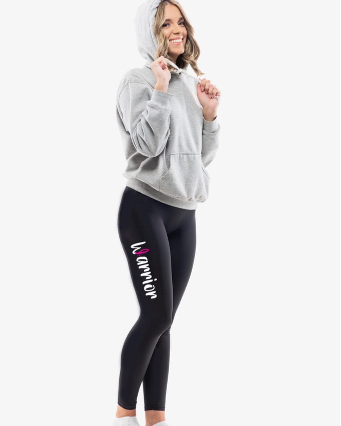 Legging Sensibilisation Cancer Du Sein Octobre Rose - Taille Haute, Sport Yoga