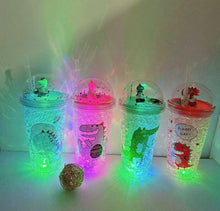 Load image into Gallery viewer, light up kids cup with straw and lid
