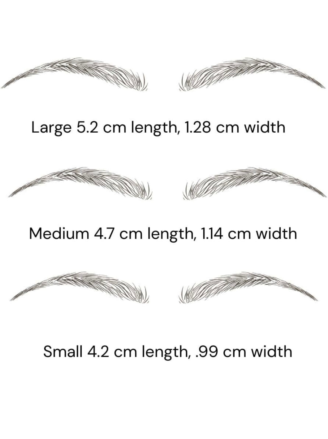 Temporary Brow Tattoo 3 Pack