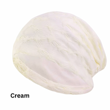 Load image into Gallery viewer, Ultra-Soft Crinkle Wave Double-Layer Chemo Beanie | Warrior Sisters
