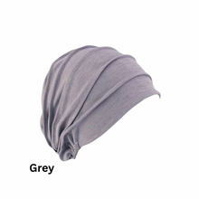 Load image into Gallery viewer, Ultra-soft Pleated Chemo Beanie Chemotherapy Hat | Warrior Sisters
