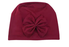 Load image into Gallery viewer, Bow Adorned Chemo Turban Chemotherapy Hat  | Warrior Sisters
