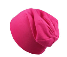 Load image into Gallery viewer, pink children chemo beanie
