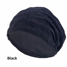 Load image into Gallery viewer, Ultra-Soft Crinkle Wave Double-Layer Chemo Beanie | Warrior Sisters
