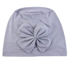 Load image into Gallery viewer, Bow Adorned Chemo Turban Chemotherapy Hat  | Warrior Sisters
