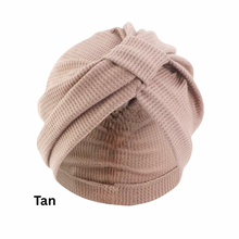 Load image into Gallery viewer, Breathable Waffle Knit Summer  Chemo Turban Chemotherapy Hat  | Warrior Sisters
