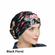 Load image into Gallery viewer, Ultra-soft Pleated Chemo Beanie Chemotherapy Hat | Warrior Sisters
