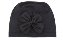 Load image into Gallery viewer, Bow Adorned Chemo Turban Chemotherapy Hat  | Warrior Sisters
