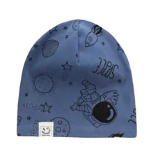 Load image into Gallery viewer, Children’s Outer Space Chemo Beanie 
