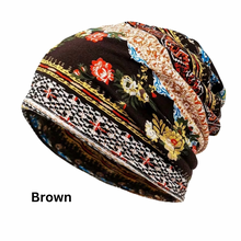 Load image into Gallery viewer, Ultra Soft Slouchy Floral Beanie Hat Chemotherapy Hat | Warrior Sisters
